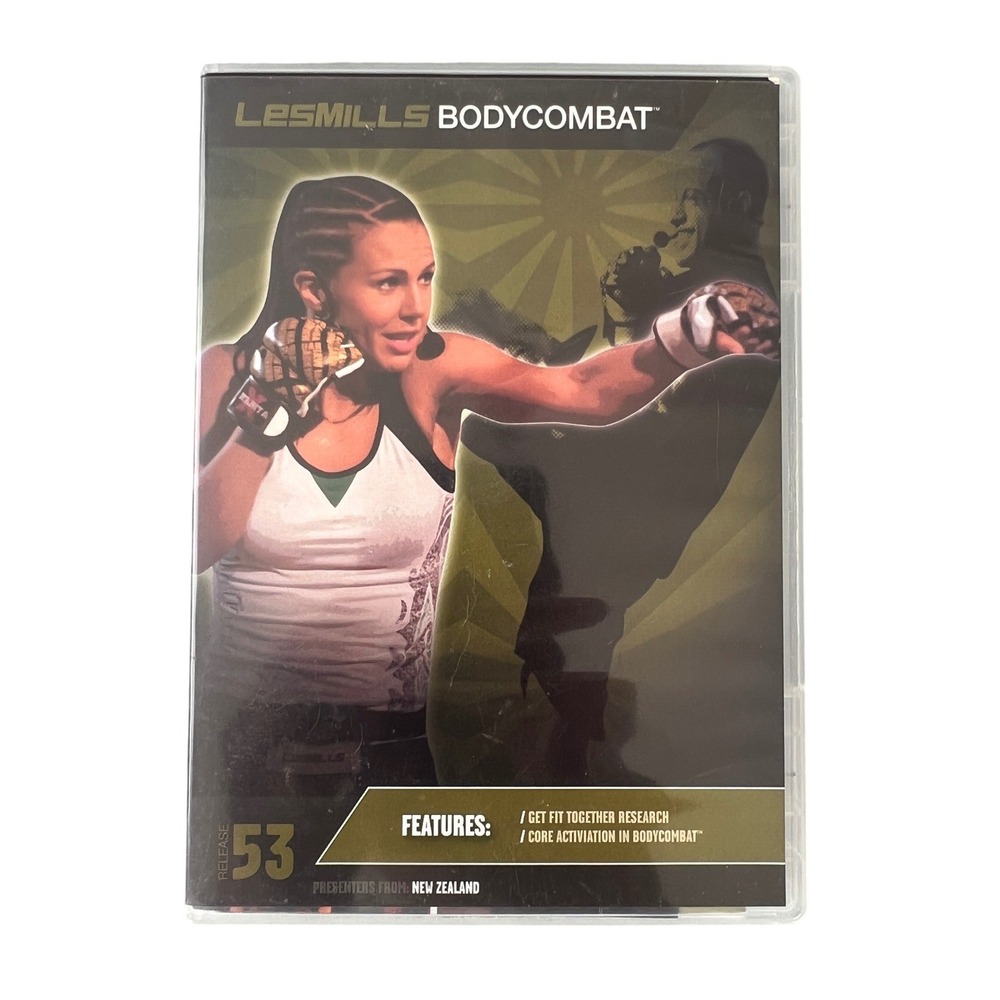 Les Mills BodyCombat Release 53 Workout DVD and CD Set Dan Cohen Rachael Newsham